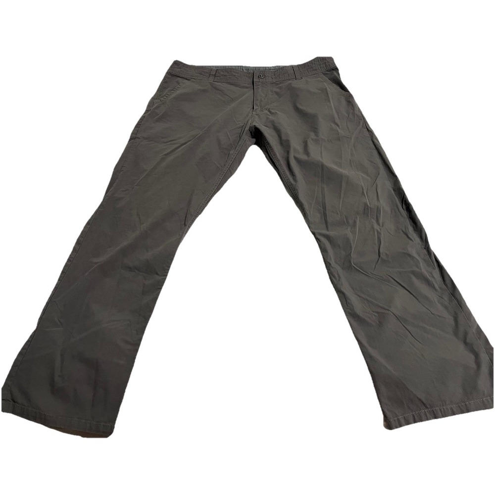 Kuhl Slax Pants Men 40x32 Green Hiking Lightweight Stretch Fabric Outdoors